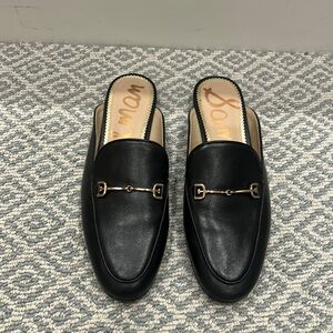 EUC Sam Edelman Linnie Bit mule black slides size 8.5